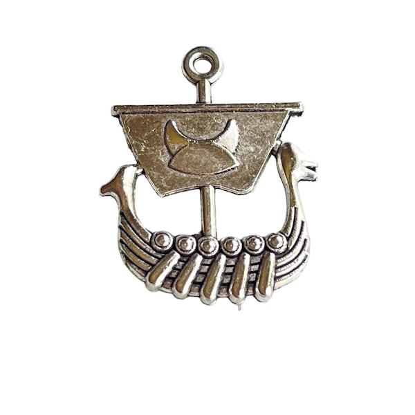 3 - Viking Ship Charms #769