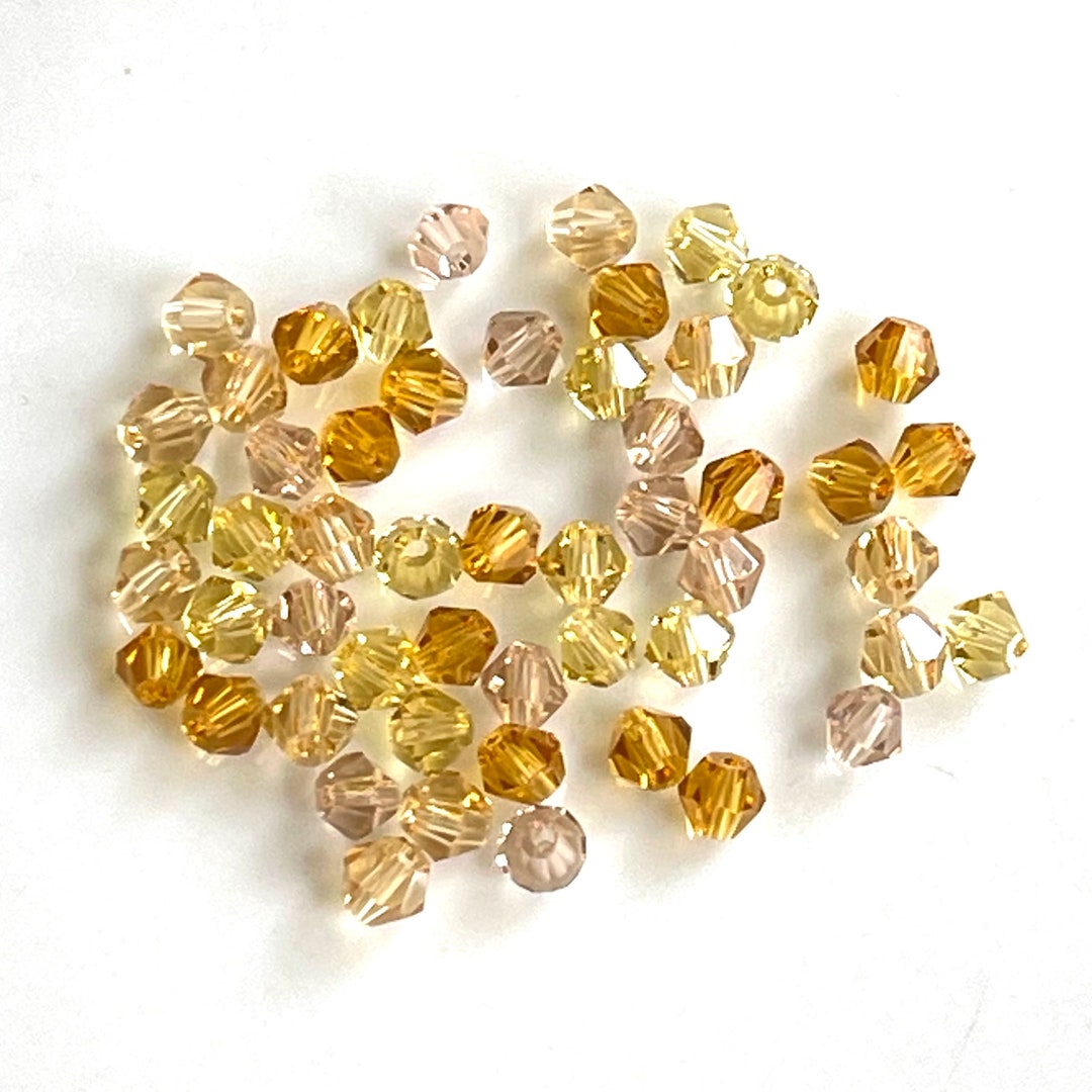 100 - 4mm Desert Color Mix Austrian Crystal Bicone Beads #671 ••••• - Etsy