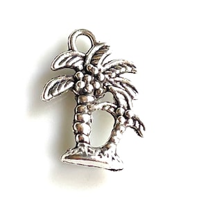 3 - Palm - Coconut Tree Charm #295 •••••