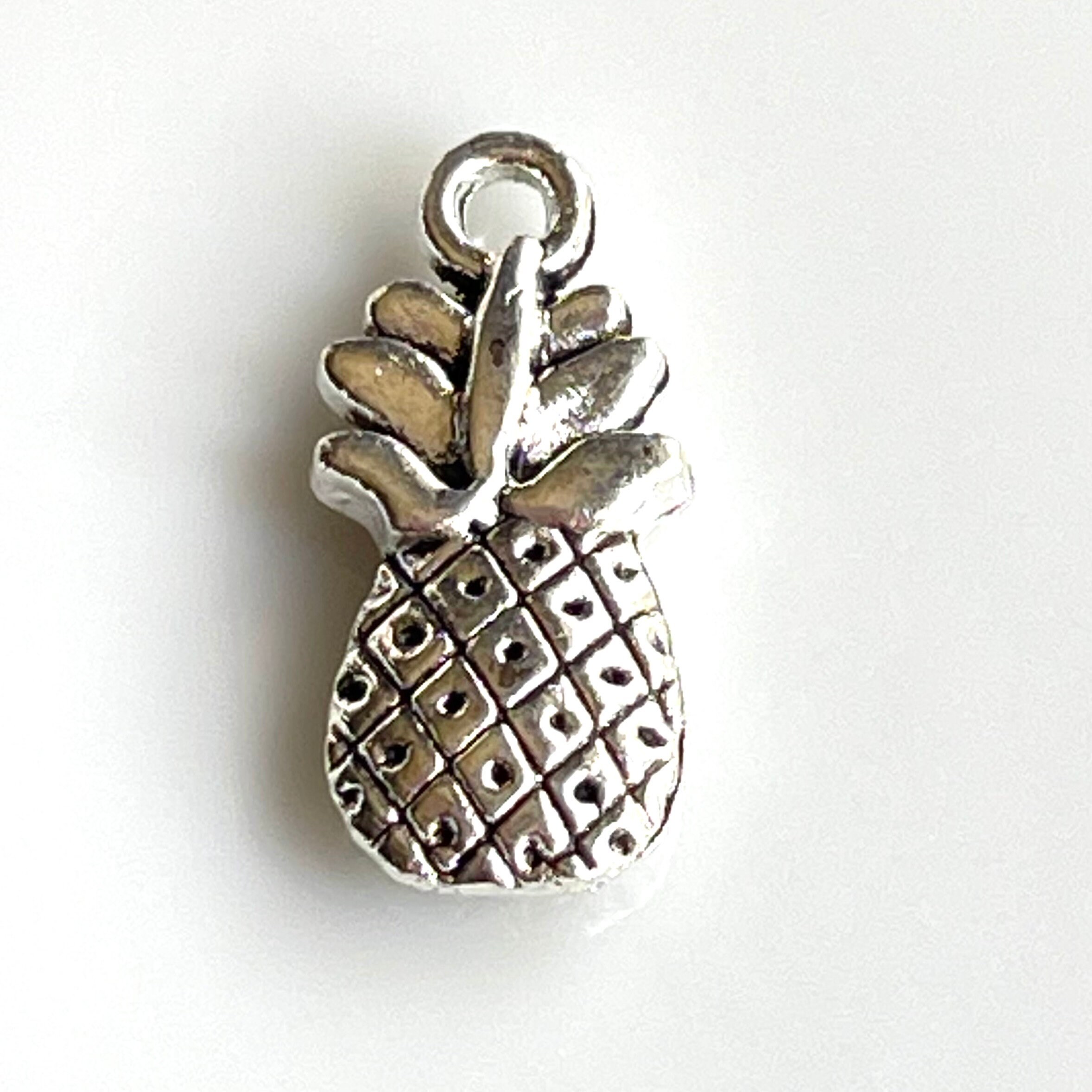 3 - Pineapple Charms #987 ••••• - Etsy
