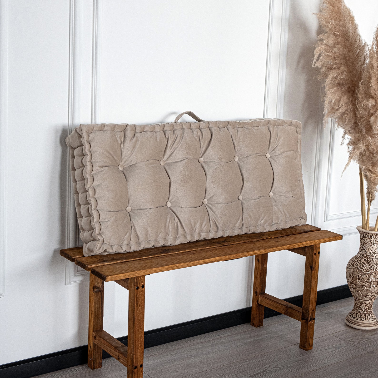 Bench Cushion Velvet French Cushion Custom Bench Pillow Etsy UK