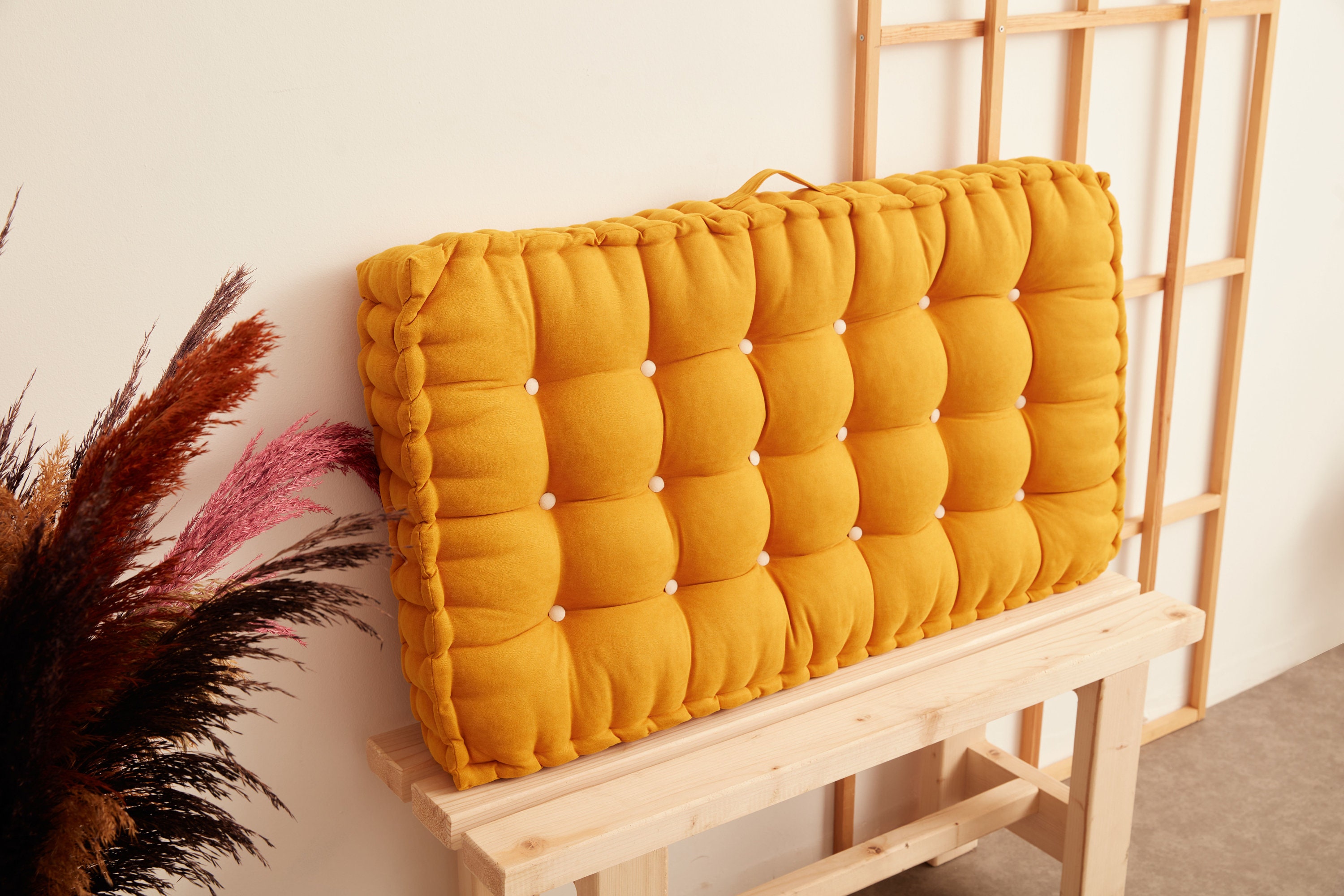 Custom Bench Pillow Outdoor Seating Pad French Cushion Ikea Etsy