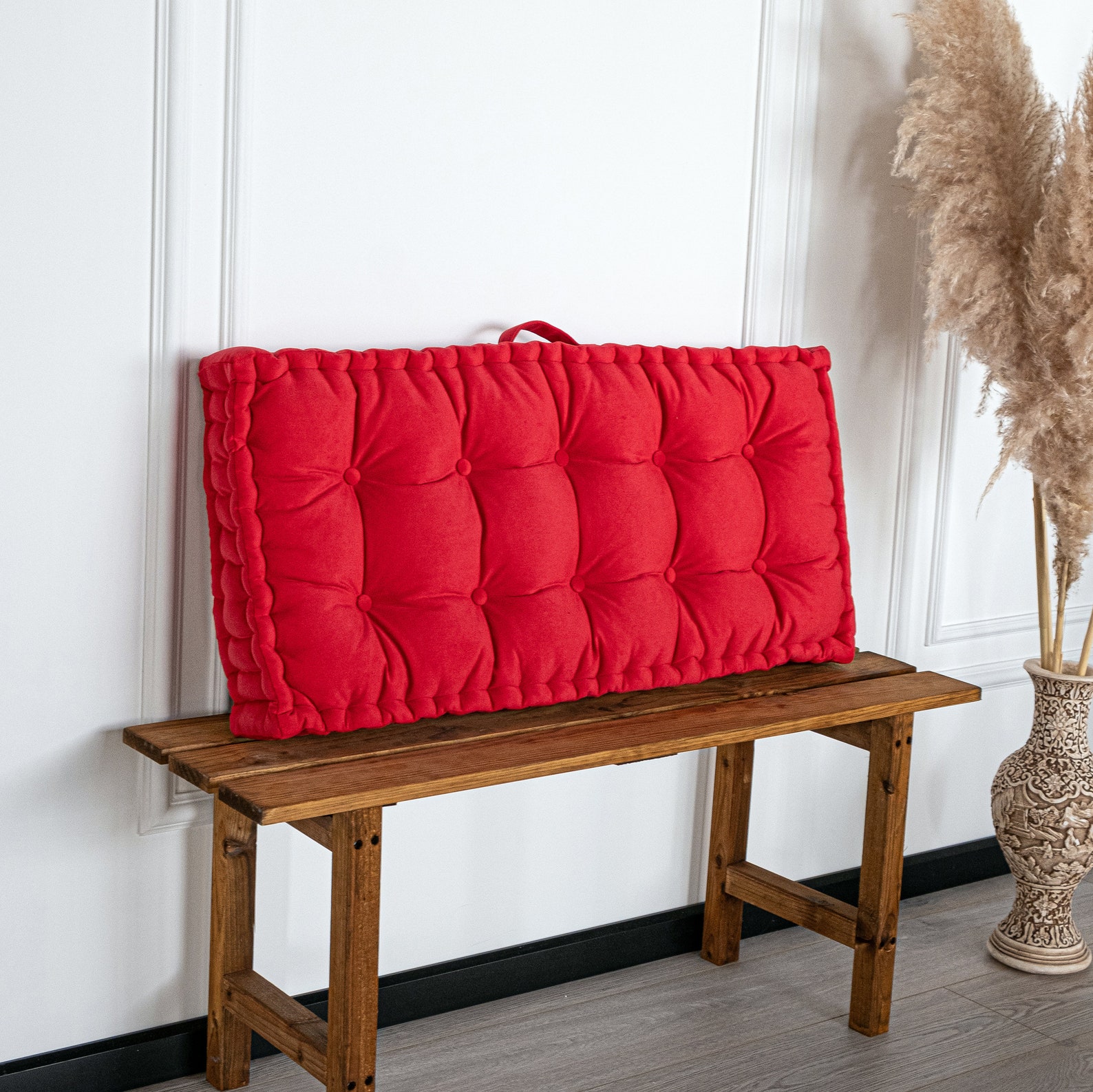 Custom French Cushion Tufted Cushion Velvet Japanese Futon Etsy UK