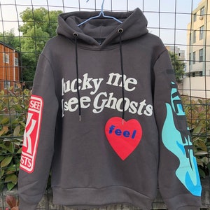 Best Deal for WINKEEY Unisex Kanye Lucky Me I See Ghosts Crewneck