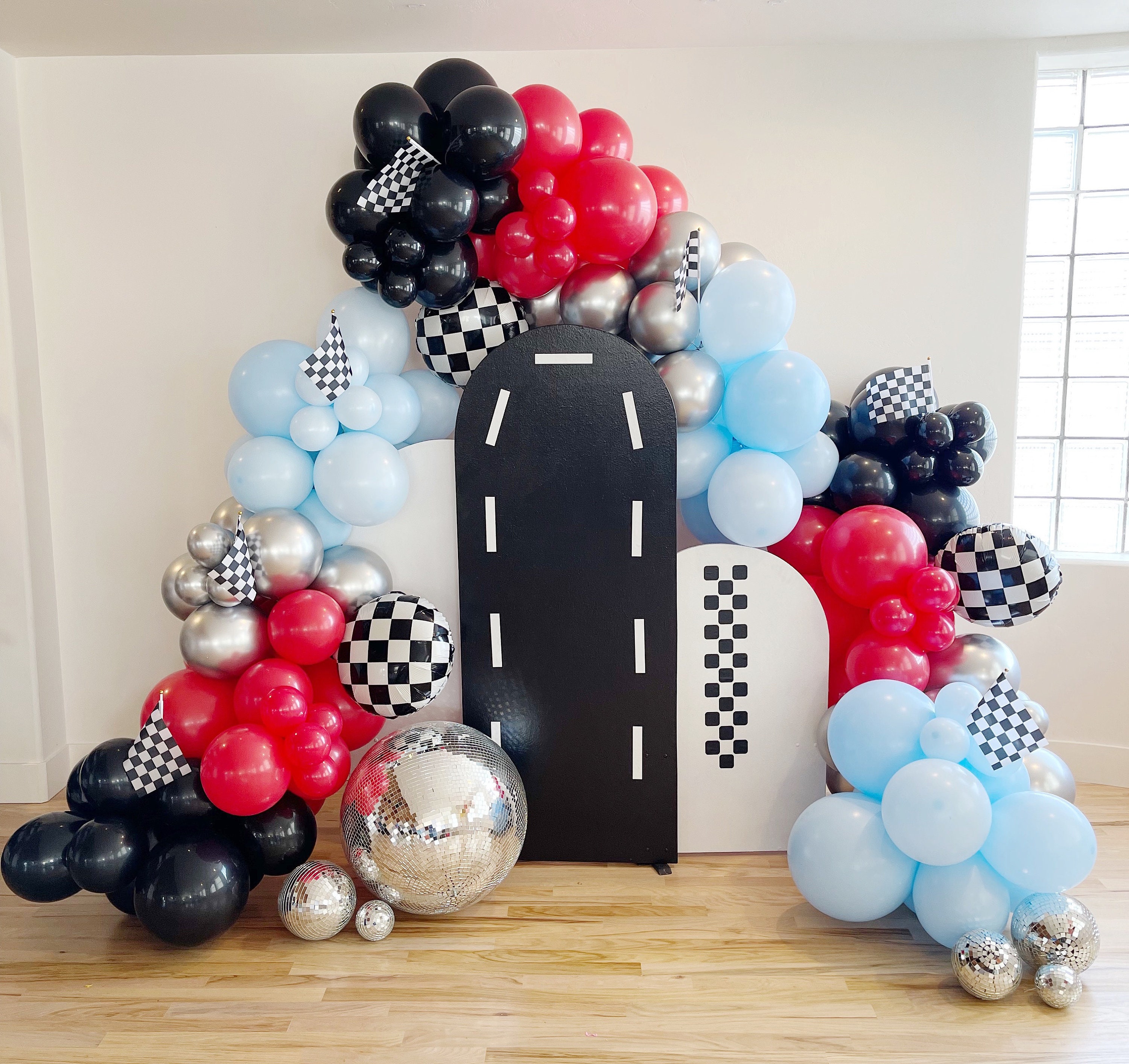 Race Car DIY Balloon Garland Etsy
