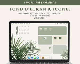 Fond D écran Ordinateur Calendrier 2023 Calendrier Fond D'écran | Etsy France