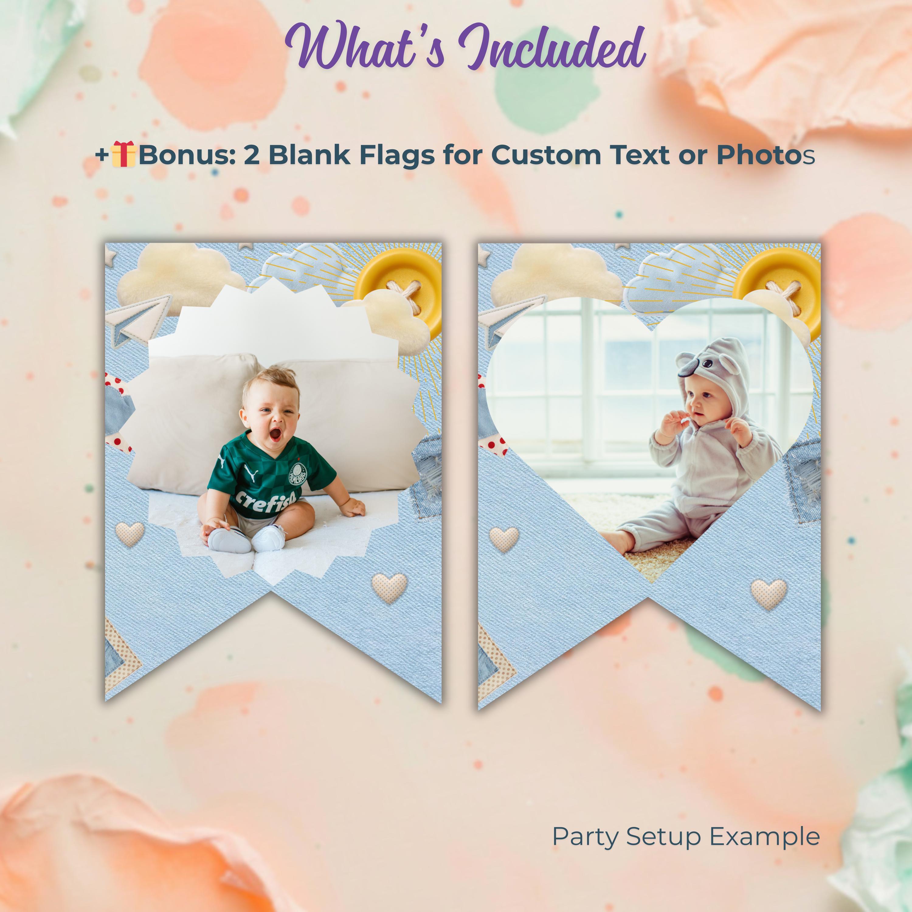Teddy Bear Birthday Banner | Printable Happy Birthday Garland | Boy ...