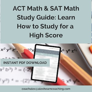 ACT Math & SAT Math Study Guide