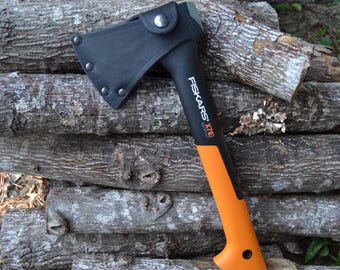 Leather Belt Sheath for Fiskars X7 Hatchet