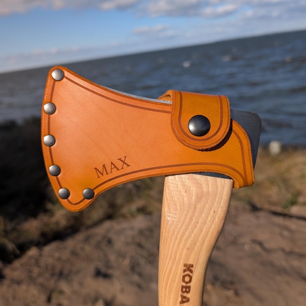 Gürtelscheide aus Leder für Kobalt Camp Axt