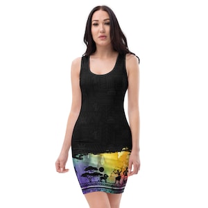 Vestido tribal Adinkra