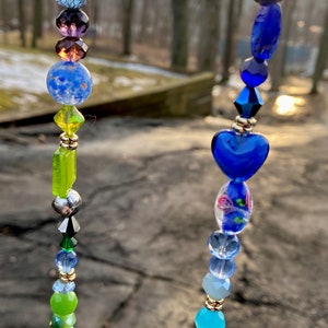 Custom Made to Order Suncatcher Bead Strand - Boho / Boho Decor / Boho Chic Decor / Beads / Window Art / Window Decor / Gift /Bead Charms