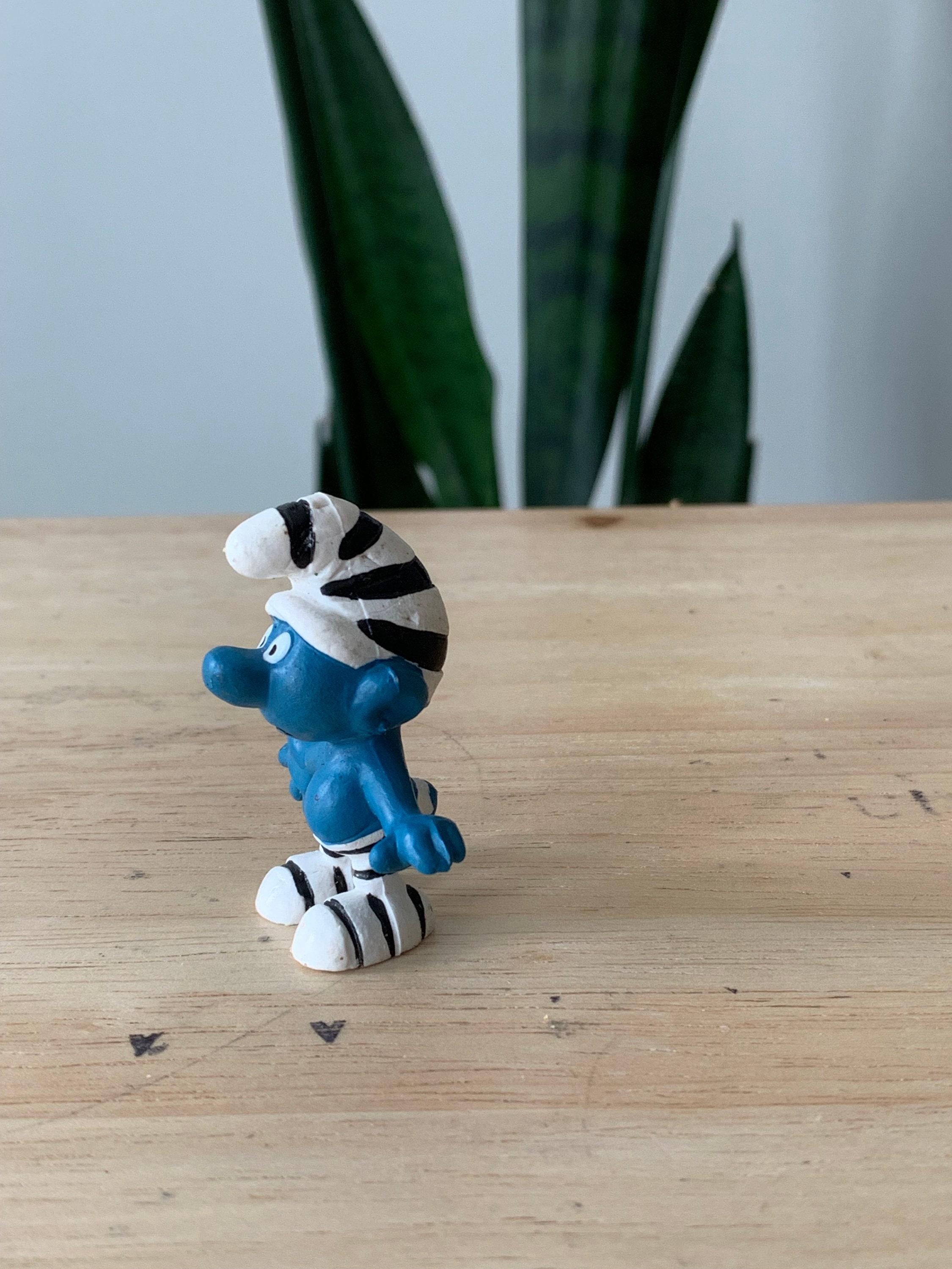 Vintage 1965 Peyo Jailbird Smurf Pvc Figure Schleich - Etsy