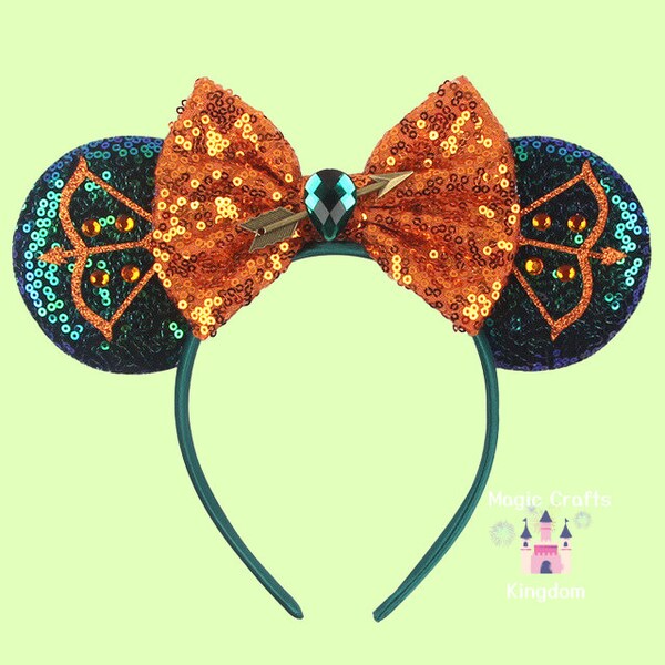 Brave Merida Ears Disney Inspirado / Mickey Minnie Ears / Disney World Mouse Ears / One Size Headband / Disney Ears / adultos niños princesa