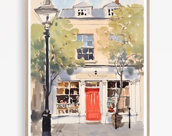 Kathryn White Signed Whimsical Patisserie Glicee Canvas
