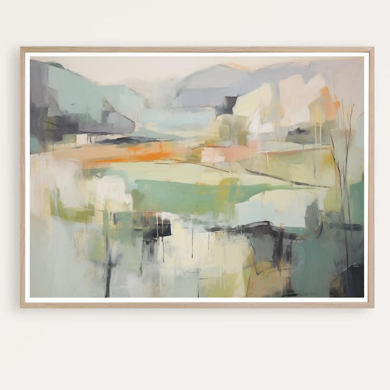Abstract Landscape - Etsy