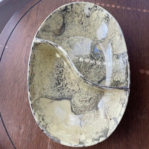 VIntage Sascha Brastoff Metalic Glazed Trinket Bowl - Micai