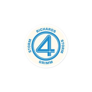 Fantastic Four Inspired Sticker – Storm, Richards, Grimm