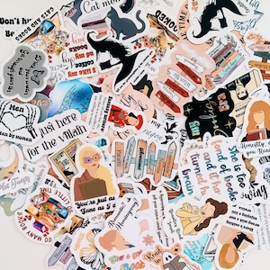 Bookish sticker bundle