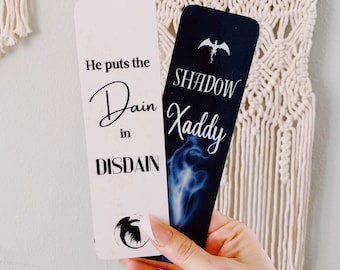 Fourth Wing Inspired bookmarks