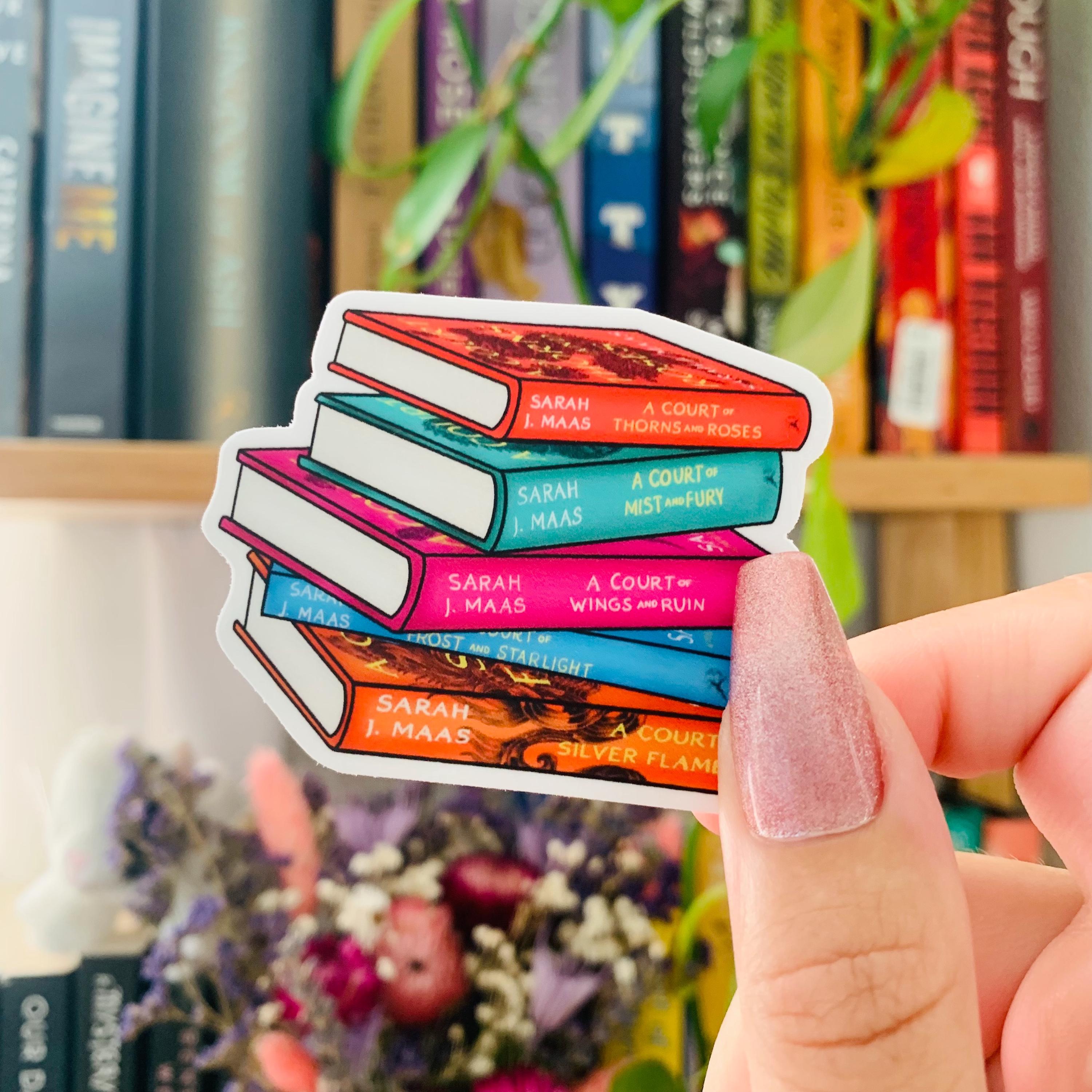 Fantasy Book Stack Sticker - Etsy