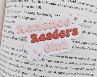 Romance readers Club sticker l bookish sticker