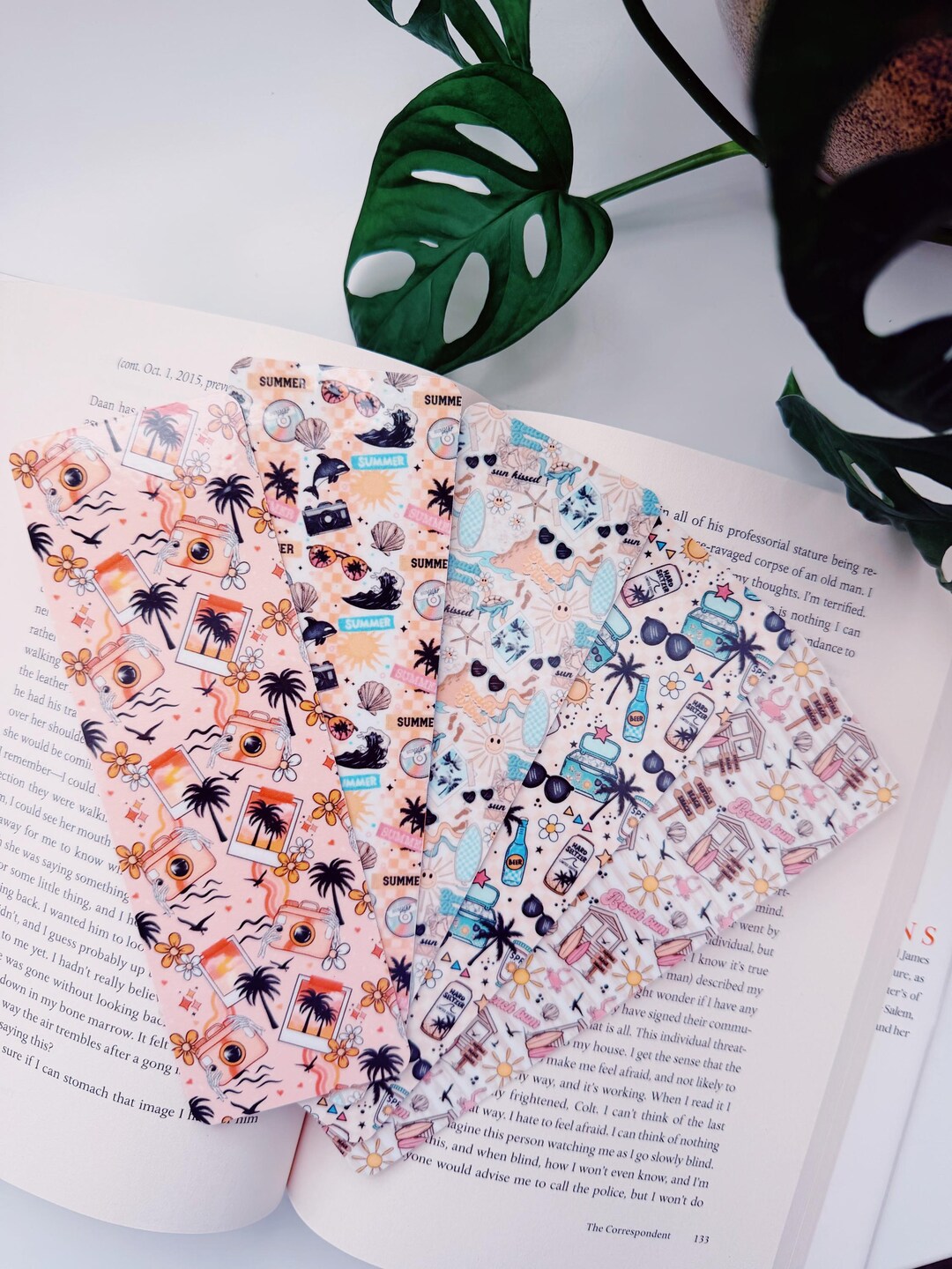 Summer Bookmarks | Beach Theme, Reading Gift - Etsy