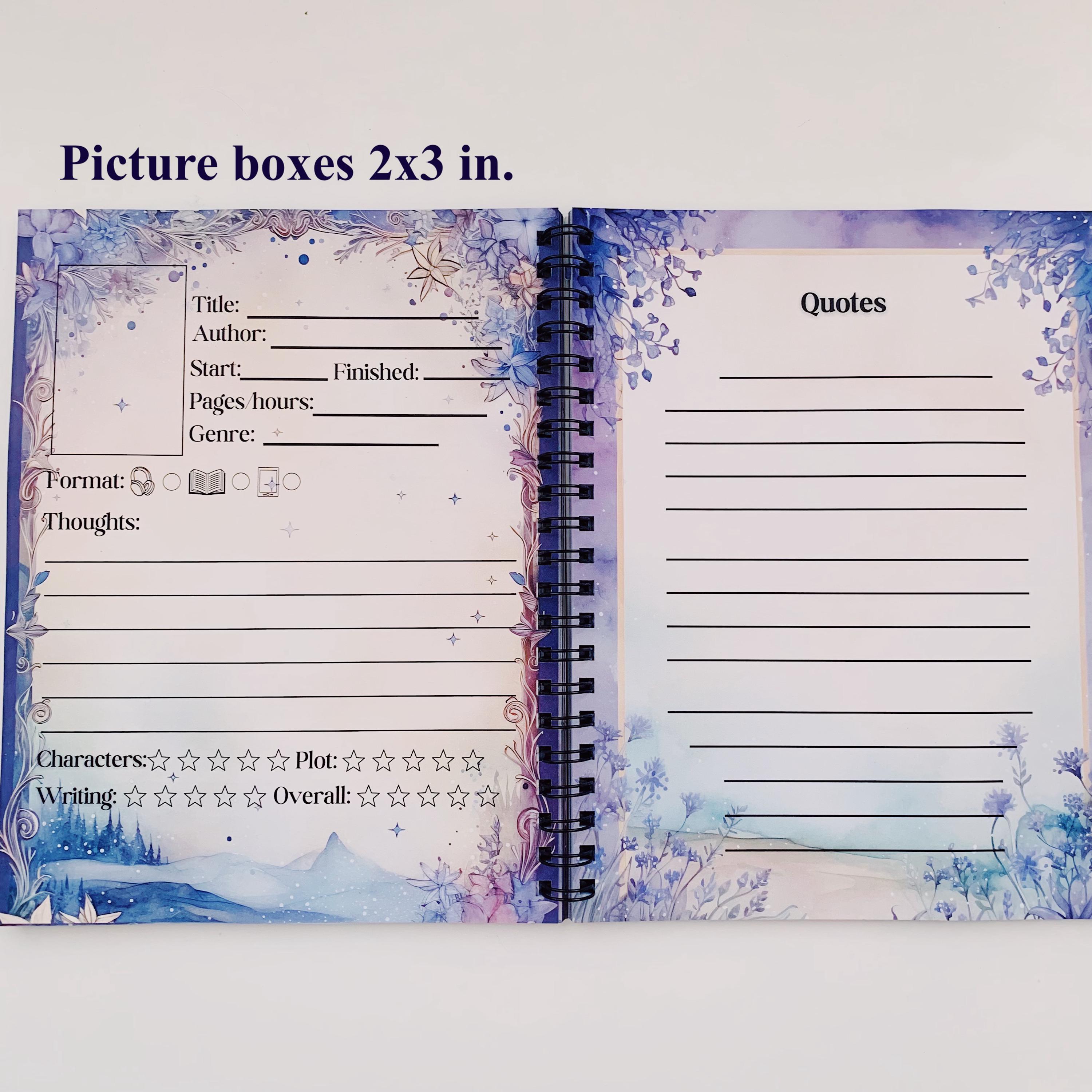 Book Review Notebook L Celestial Reading Journal L 100 Book Reviews L ...