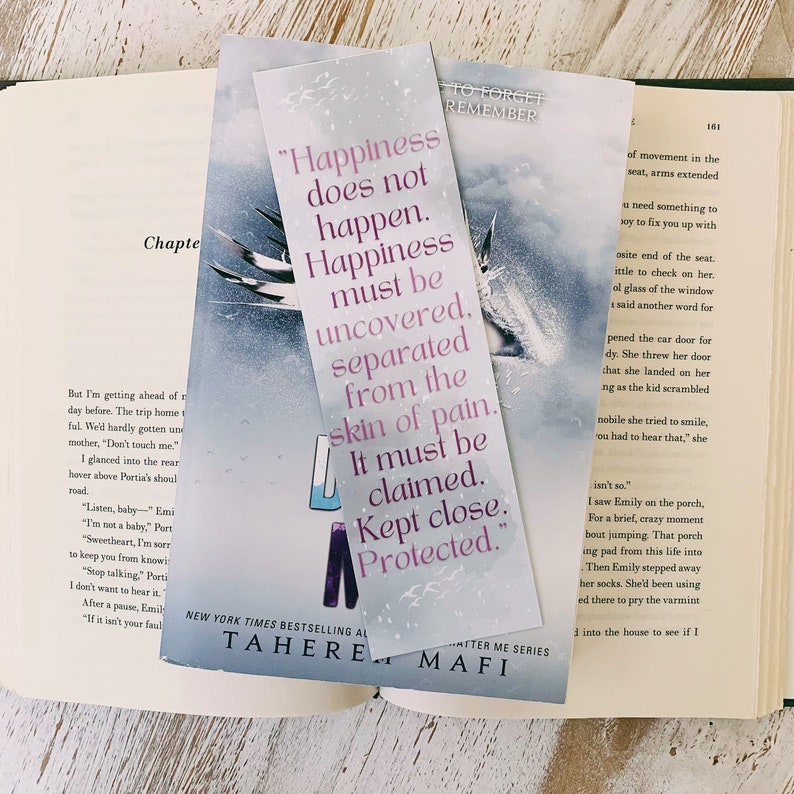 Shatter Me Series Bookmarks - Etsy