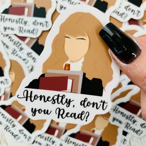 Wizarding world bookworm sticker