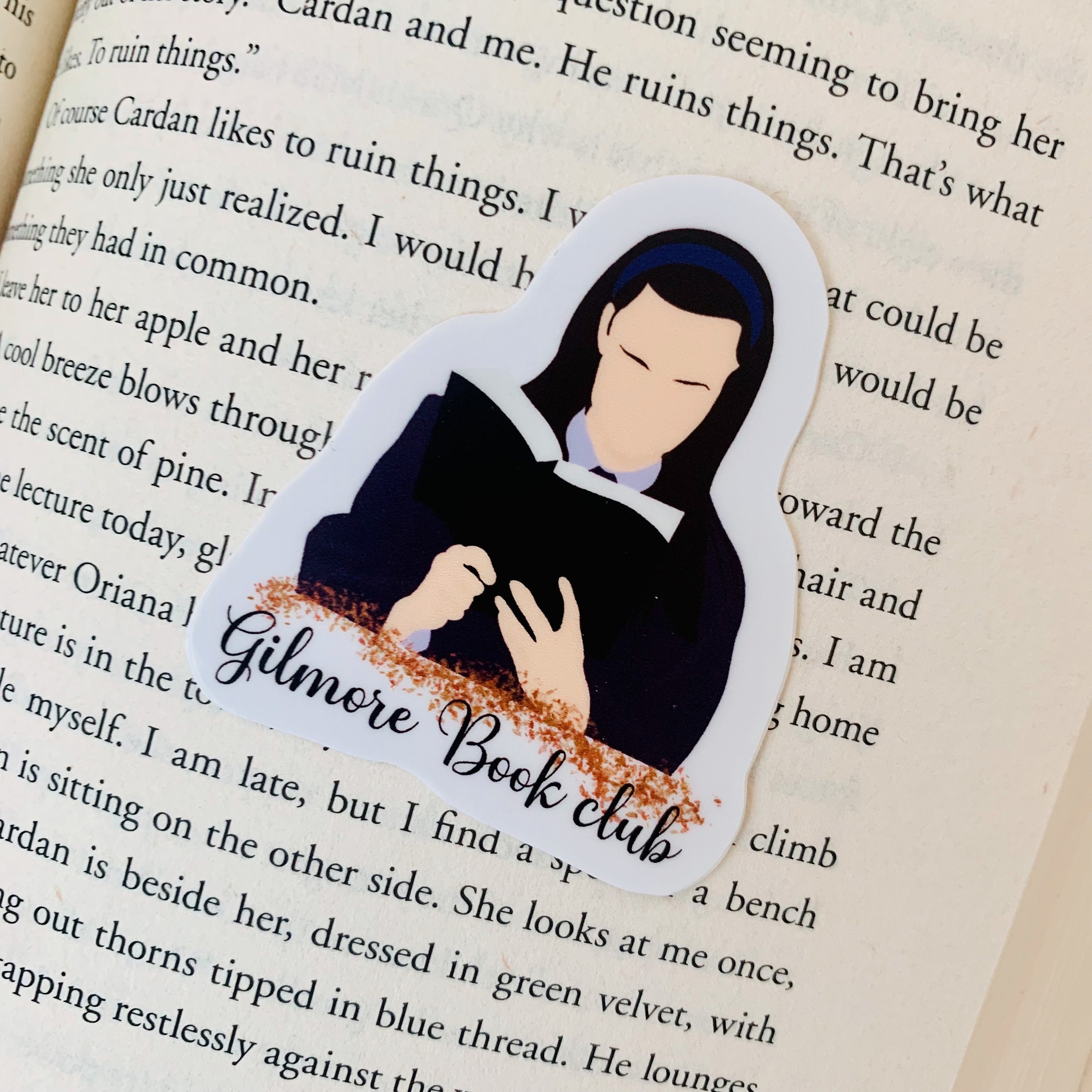 Gilmore Book Club Sticker L Kindle Sticker - Etsy