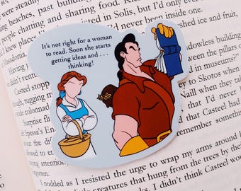 Bookish Beauty sticker l Kindle sticker for readers