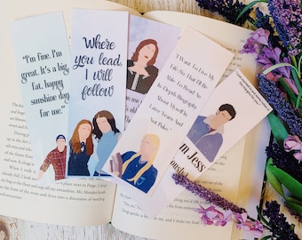 Gilmore Girl bookmarks