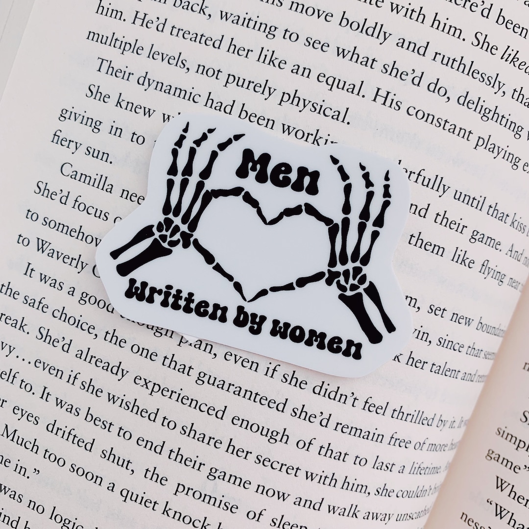 Men Writing Sticker Men Written by Women Sticker L Romance Reader Sticker - Etsy