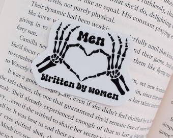 Men written by women sticker l Romance reader sticker