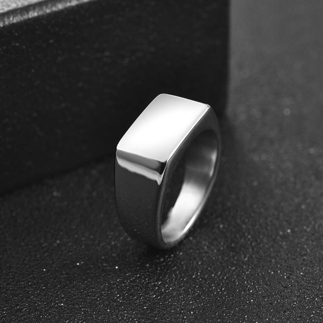 Rectangle Mens Ring/ Ring/ Mens Ring/ for Etsy