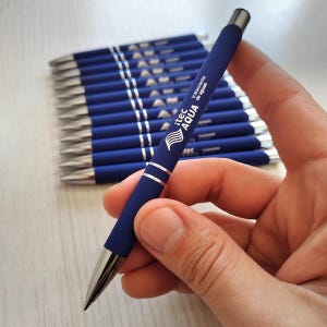 Promotionele gepersonaliseerde pennen, met lasergravering