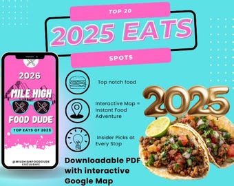 MHFD Top 20 Spots of 2025 & Interactive Map PDF