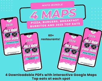 MHFD Bundle Pack (4 PDF's & 4 Interactive Maps)