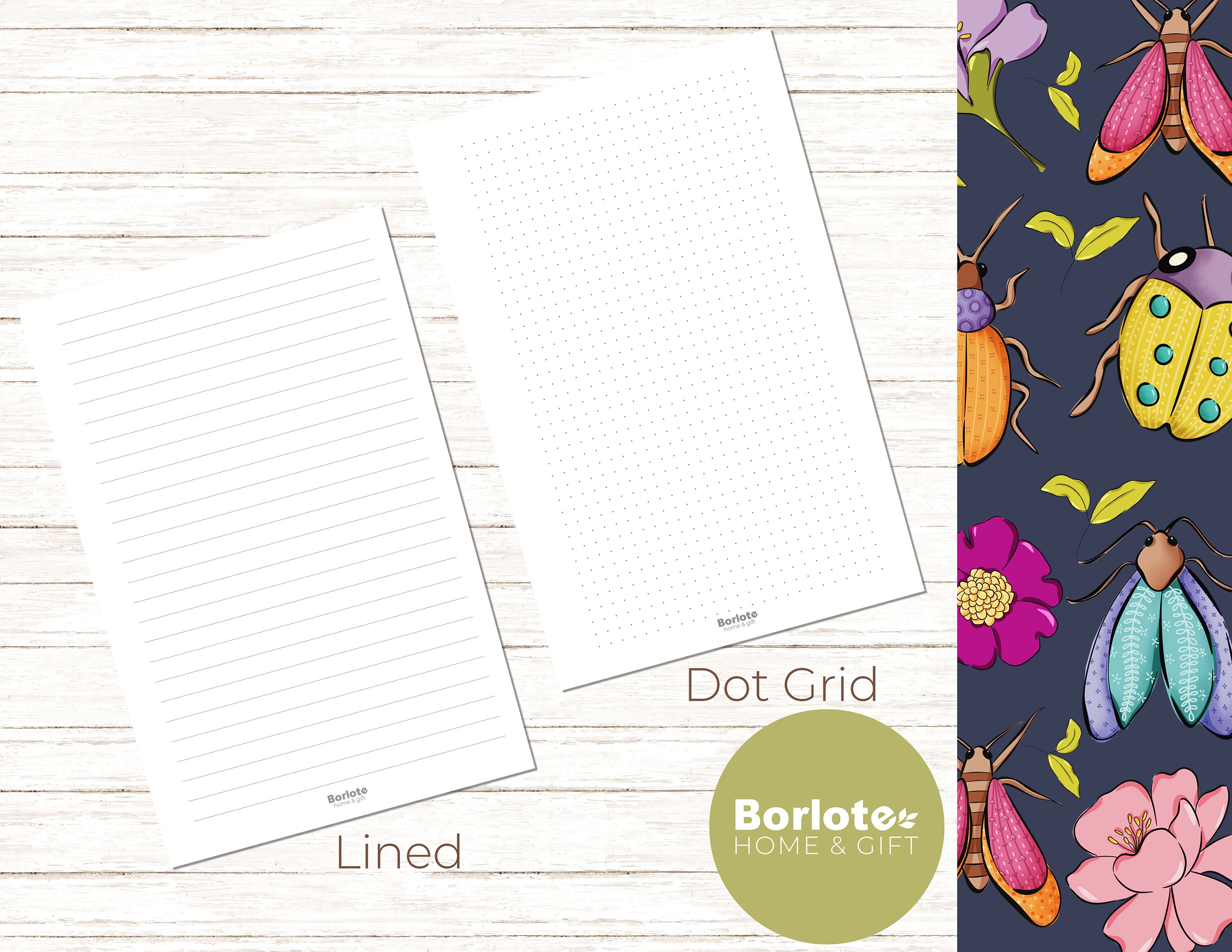 Hardcover Spiral Journal, Bugs Notebook, Floral Notebook, Spiral ...