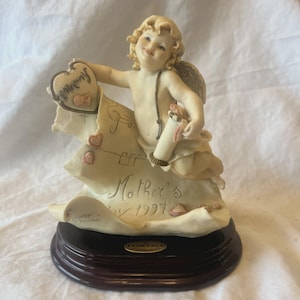 ジュゼッペ アルマーニ 天使と小さなウサギ 723C 1997年製フローレンス社 Giuseppe Armani Angel - Etsy