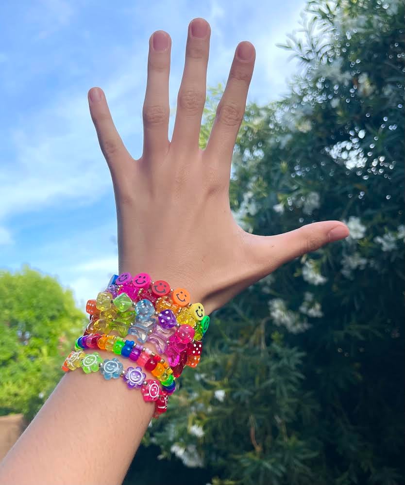 Radiant Rainbow Y2K Bracelets Aesthetic Vibrant Bold Funky 