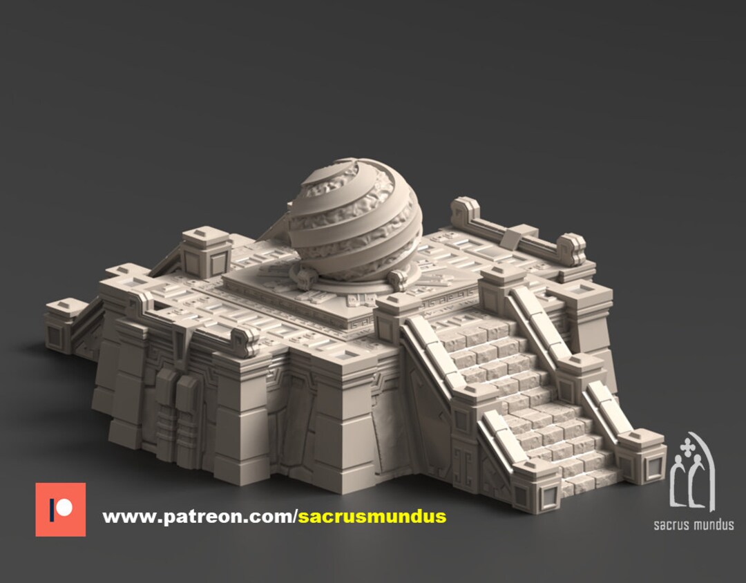 Futuristic Aztec City, Power Generator 1 - Etsy