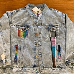 Spiked jean jacket sales