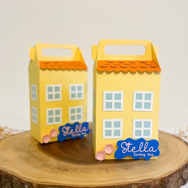 Little Pig• Pig House Favor Box• Inspired House• Goodie Bags