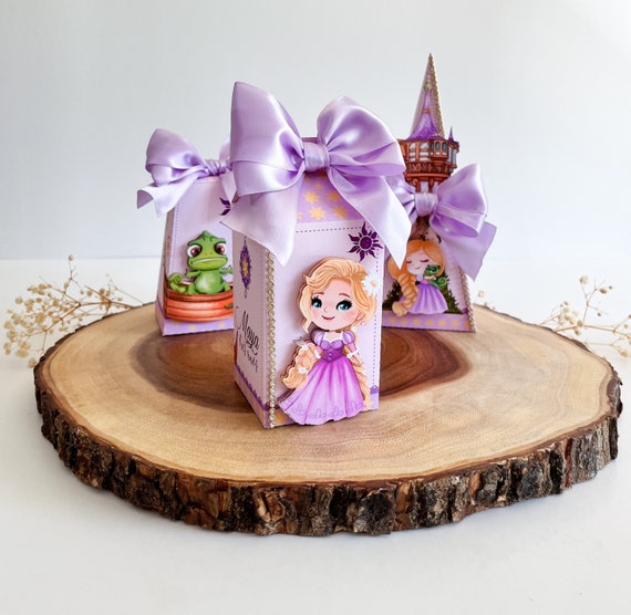 Rapunzel Princess Party Favor. Tangled Rapunzel Treat Boxes. Party Decor  and Gift Boxes. Goodie Bag. Tangled Party Box Set 20 Pc 