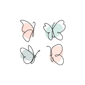 Boho Butterflies SVG and PNG/ Decal/ Sticker