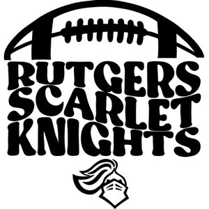 Rutgers Scarlet Knights Vinyl Mascot Decal Sticker