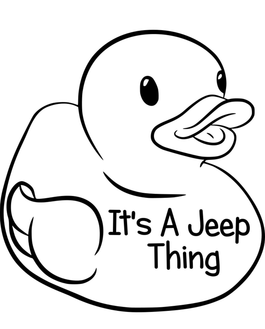 It's A Jeep Thing SVG/ Rubber Ducky/ Rubber Duck/ Decal/ Etsy