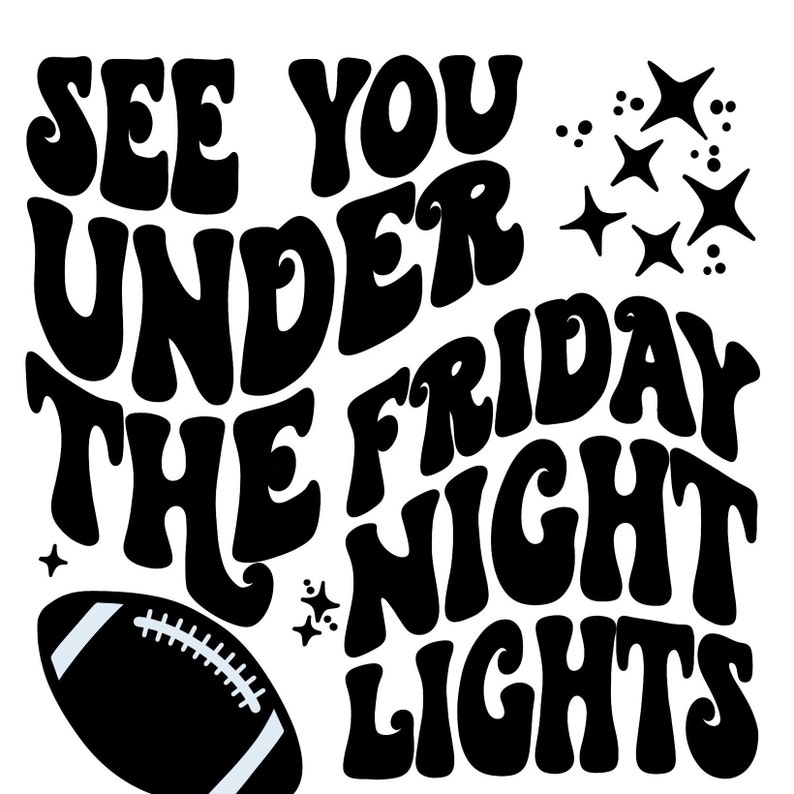 Friday Night Lights SVG and PNG/ Decal/ Sticker/ Football Etsy